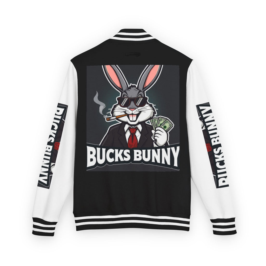 Bucks Bunny Letterman Jacket — Varsity Rabbit Logo Bomber