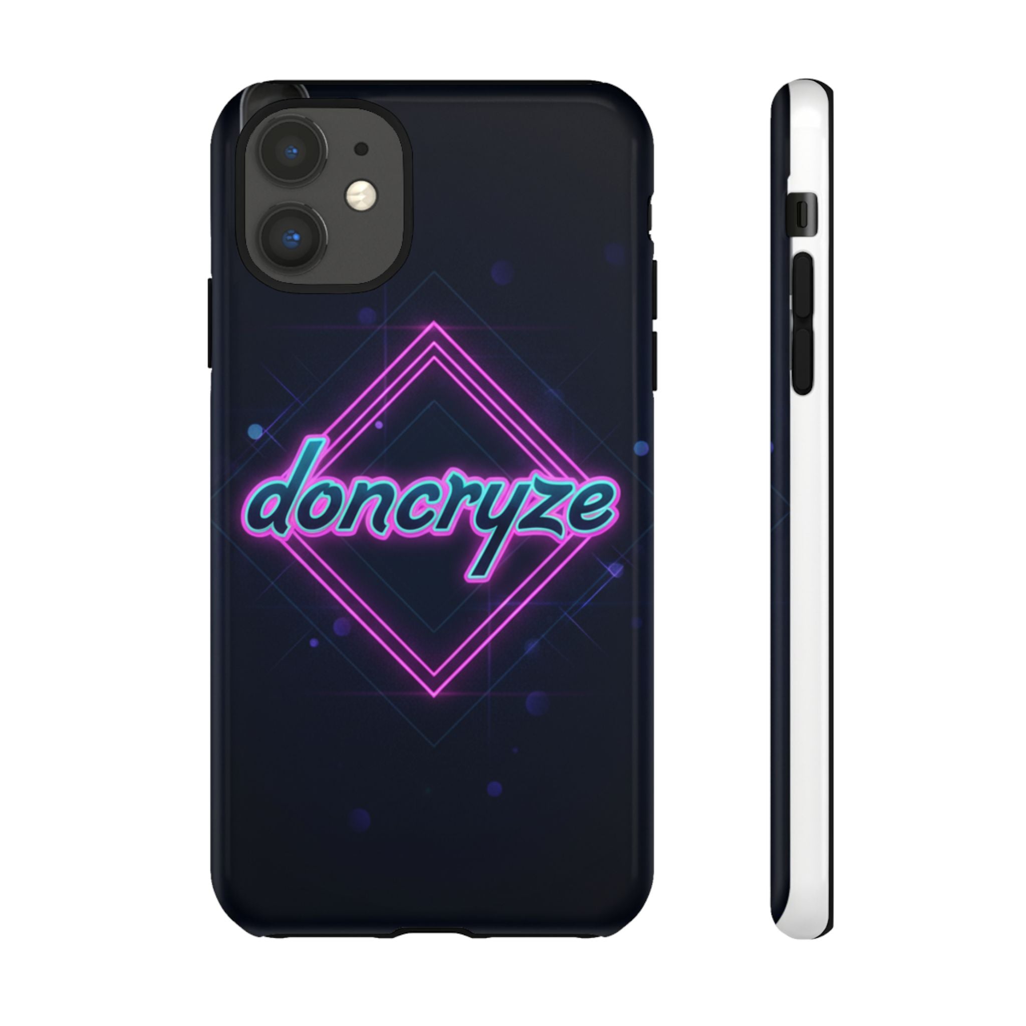 DonCryze Neon Diamond Robuste Handyhülle