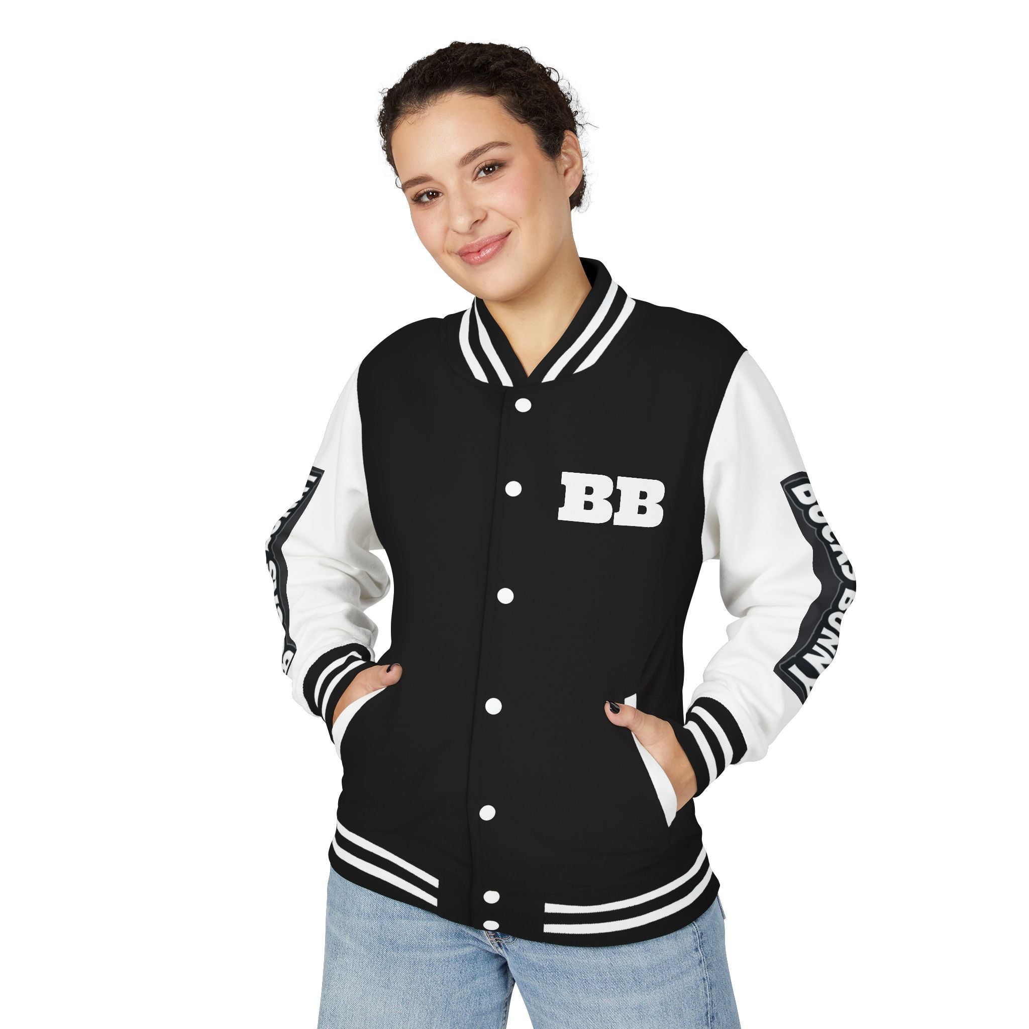 Bucks Bunny Letterman Jacket — Varsity Rabbit Logo Bomber