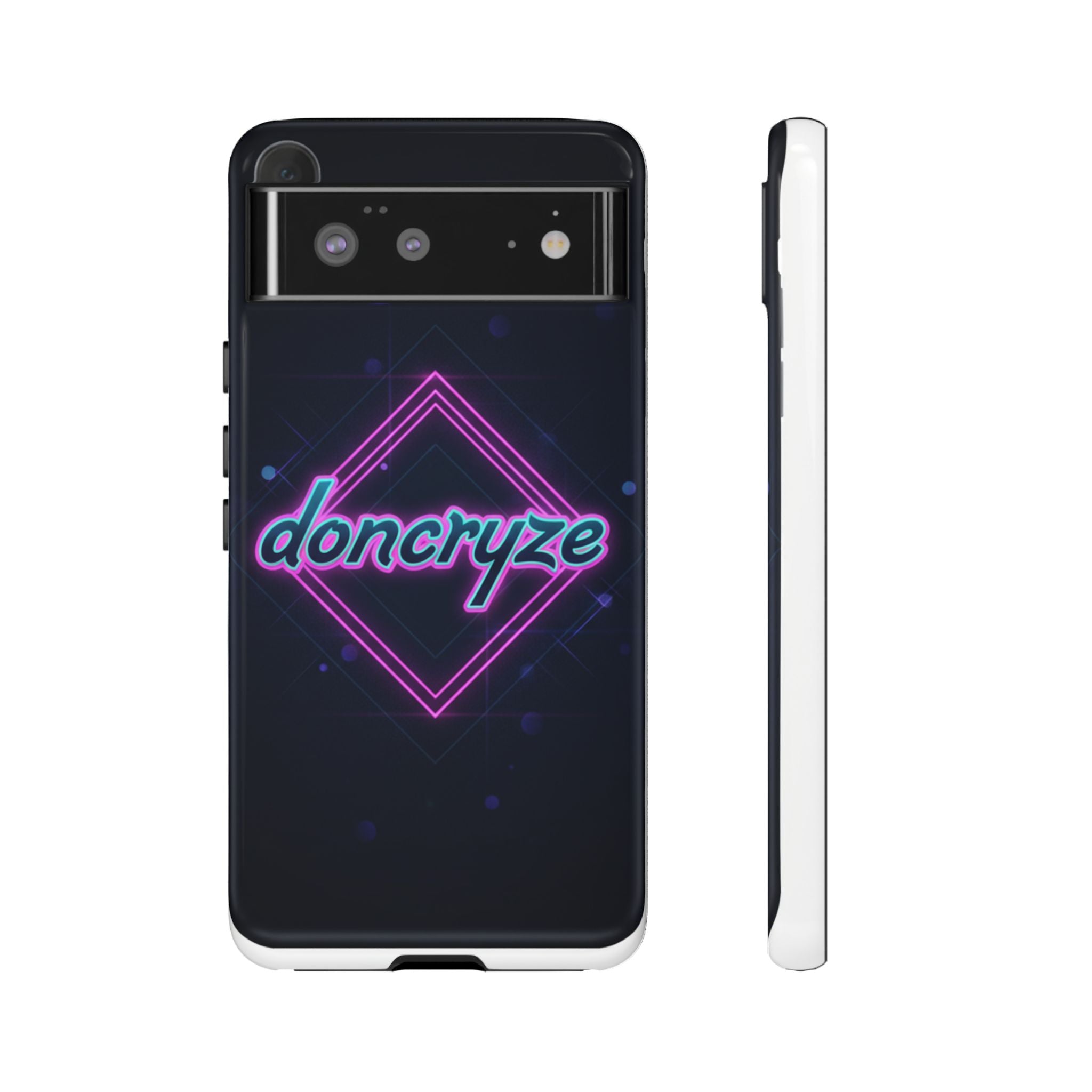 DonCryze Neon Diamond Robuste Handyhülle