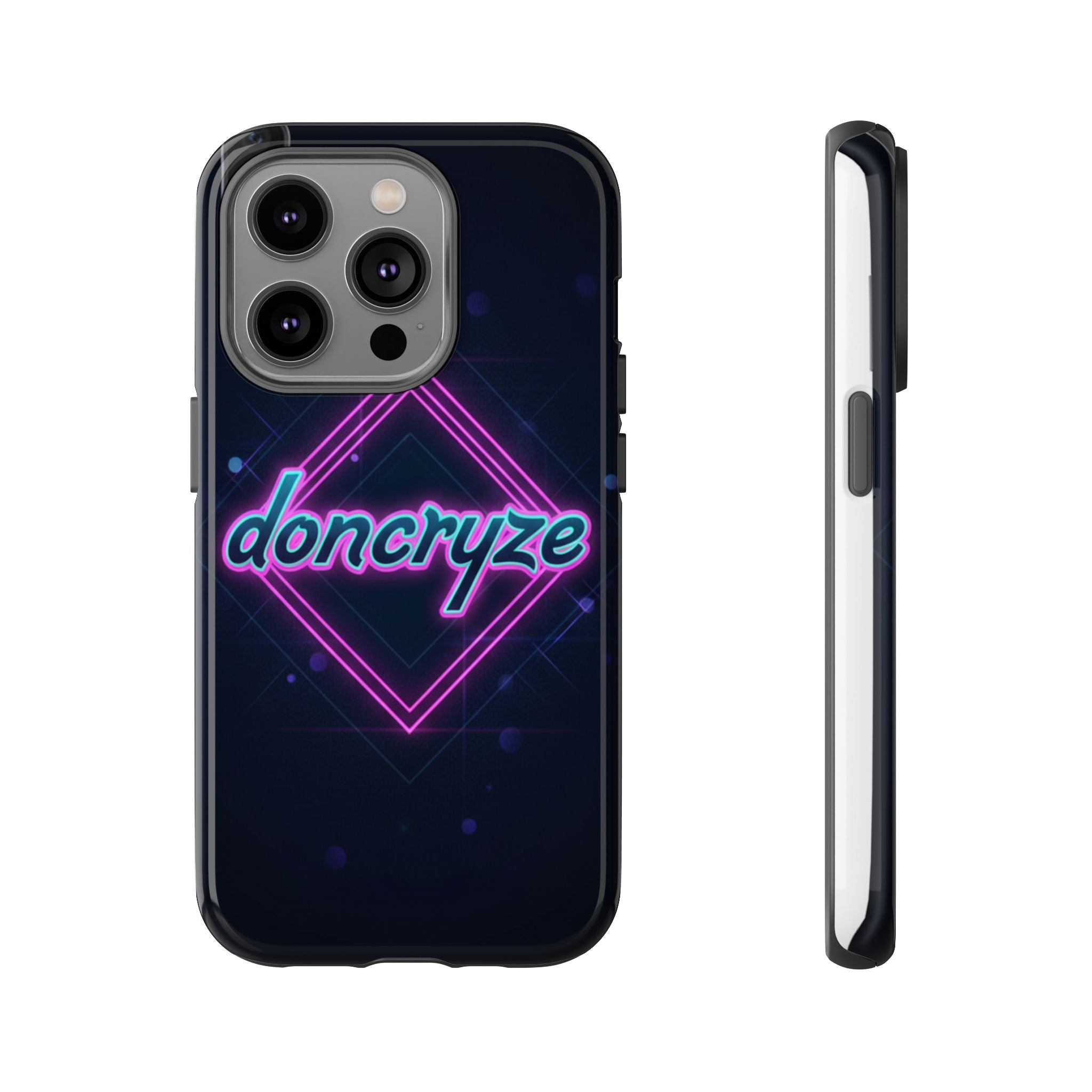 DonCryze Neon Diamond Robuste Handyhülle
