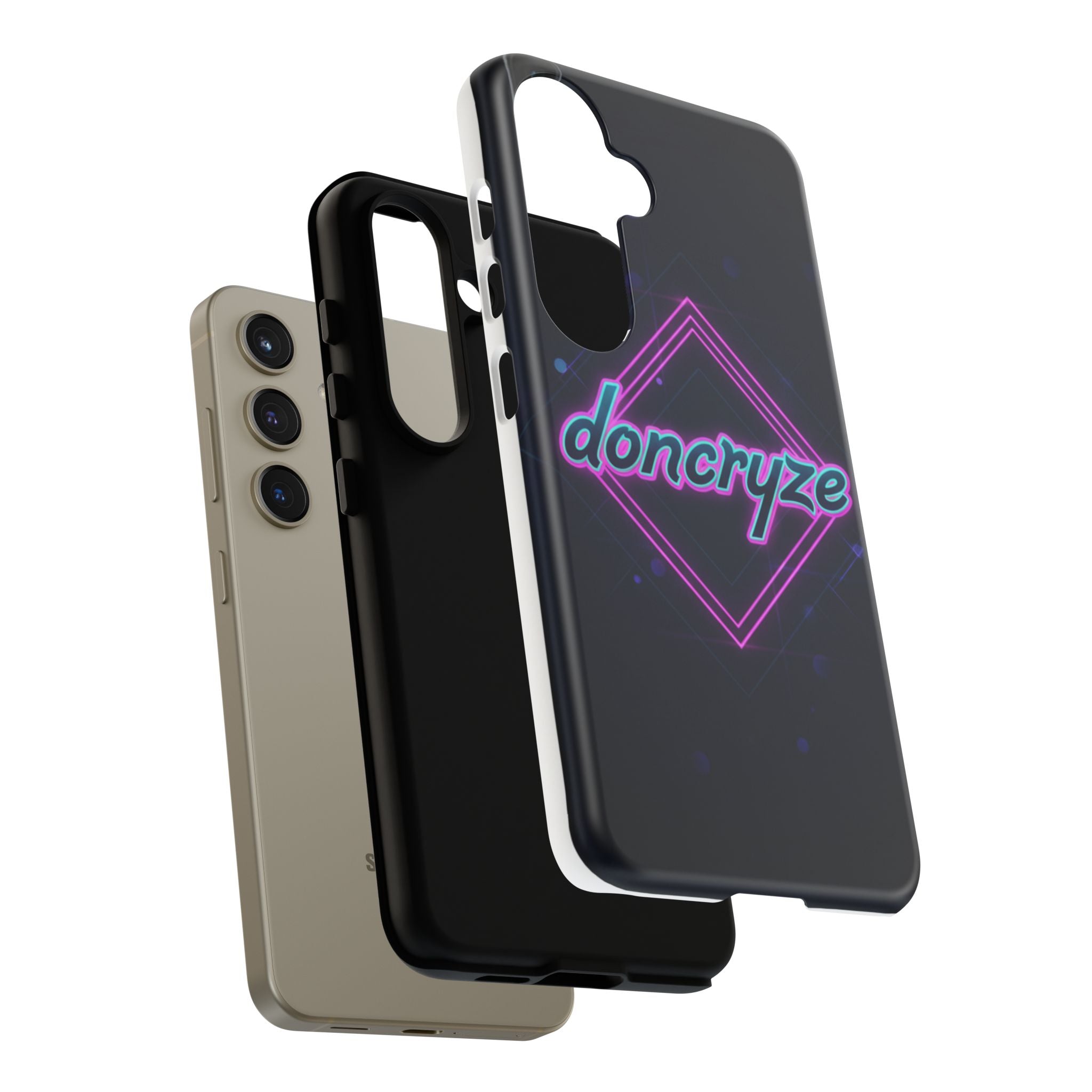 DonCryze Neon Diamond Robuste Handyhülle