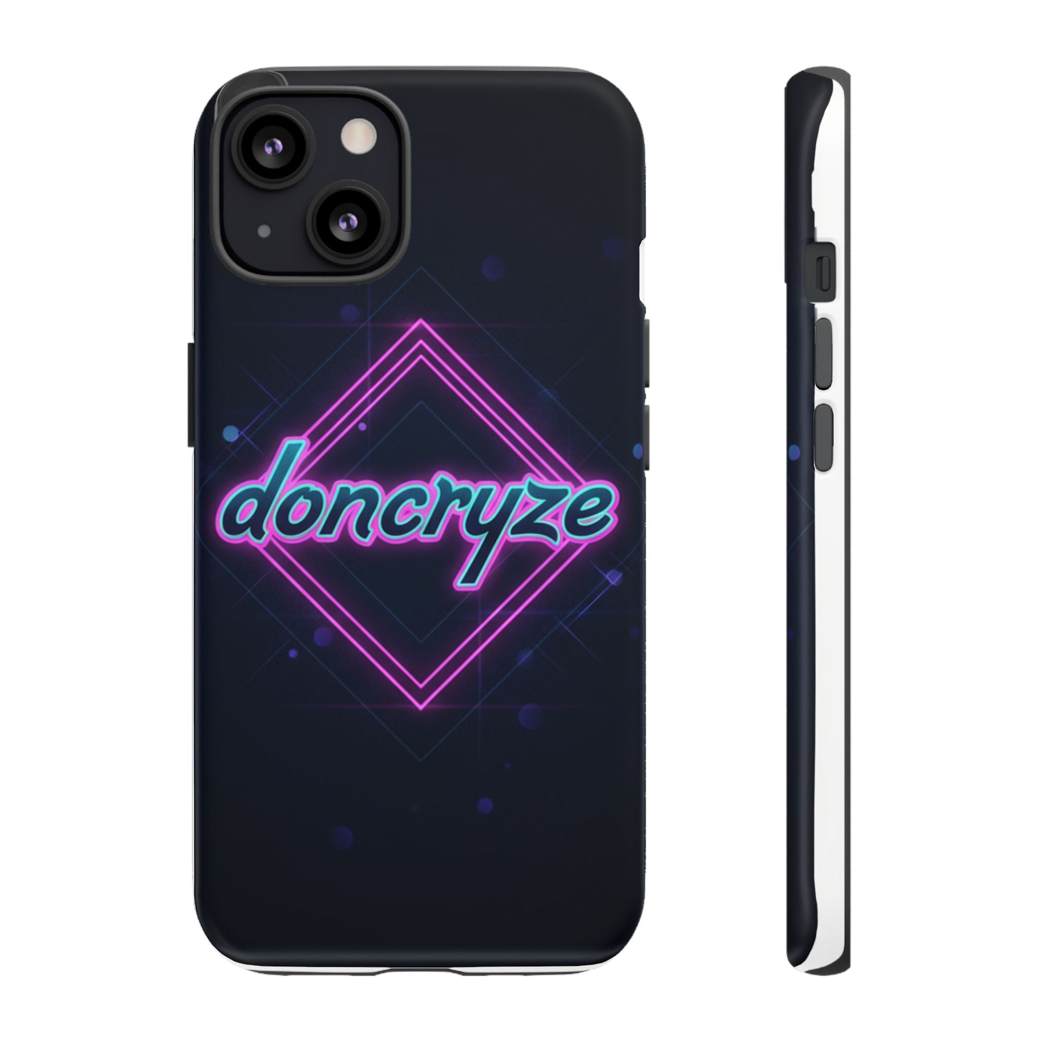DonCryze Neon Diamond Robuste Handyhülle