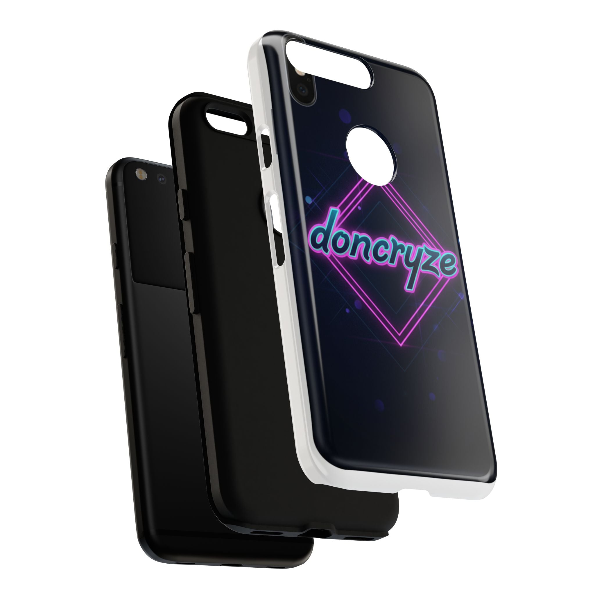 DonCryze Neon Diamond Robuste Handyhülle