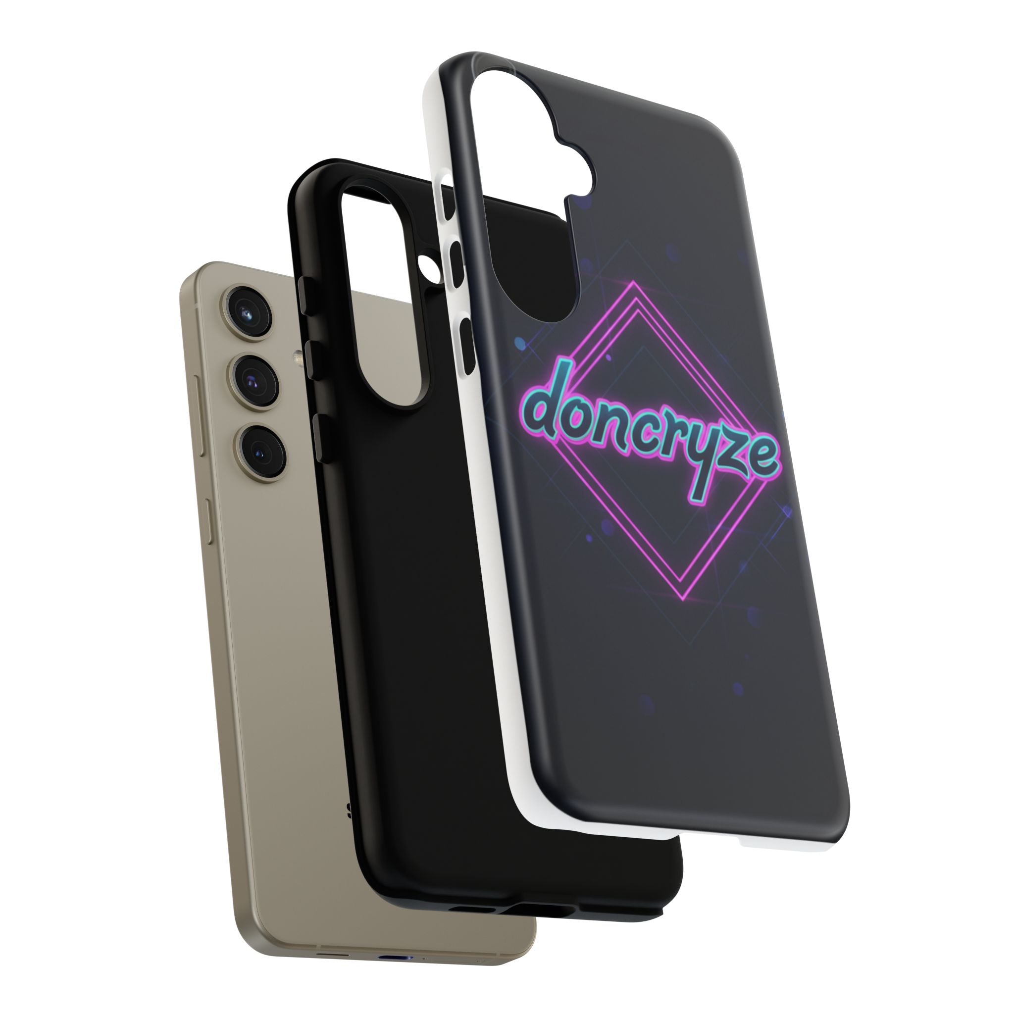 DonCryze Neon Diamond Robuste Handyhülle