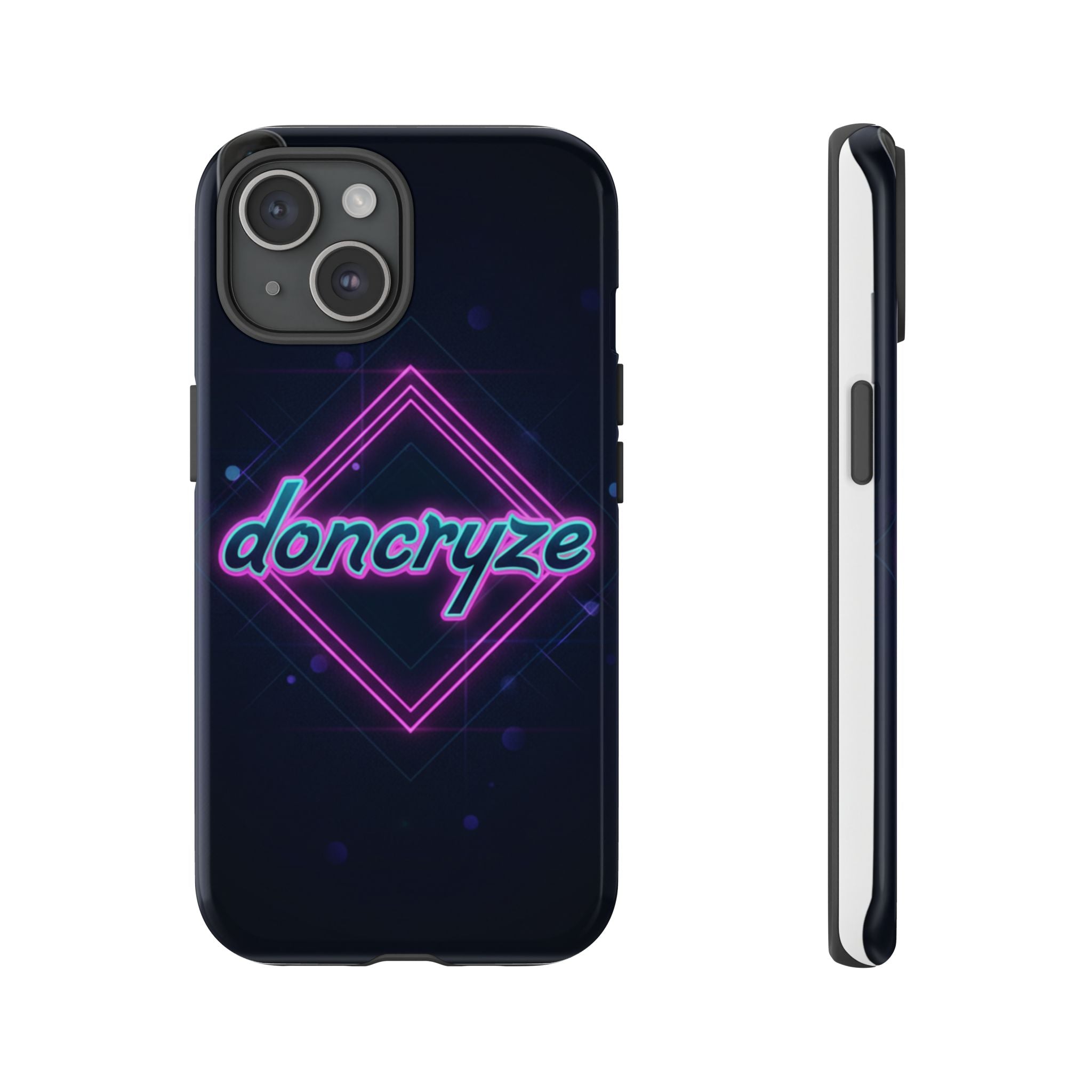 DonCryze Neon Diamond Robuste Handyhülle