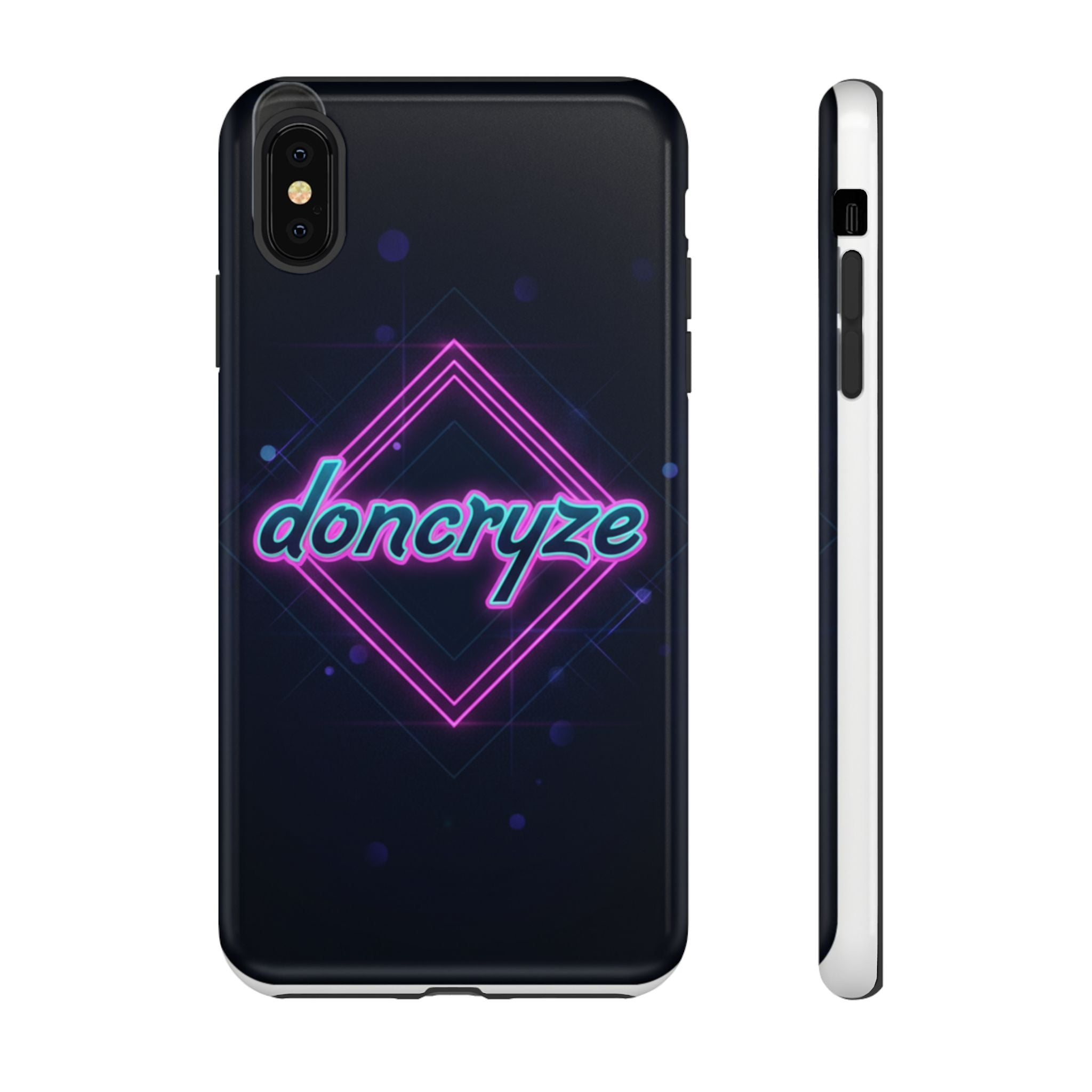 DonCryze Neon Diamond Robuste Handyhülle