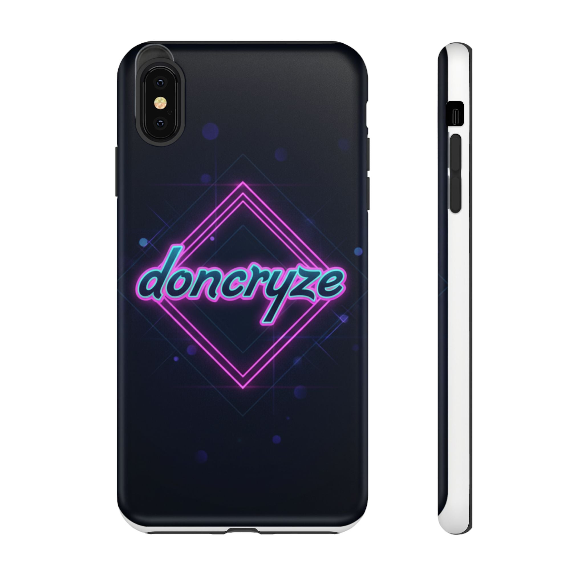 DonCryze Neon Diamond Robuste Handyhülle