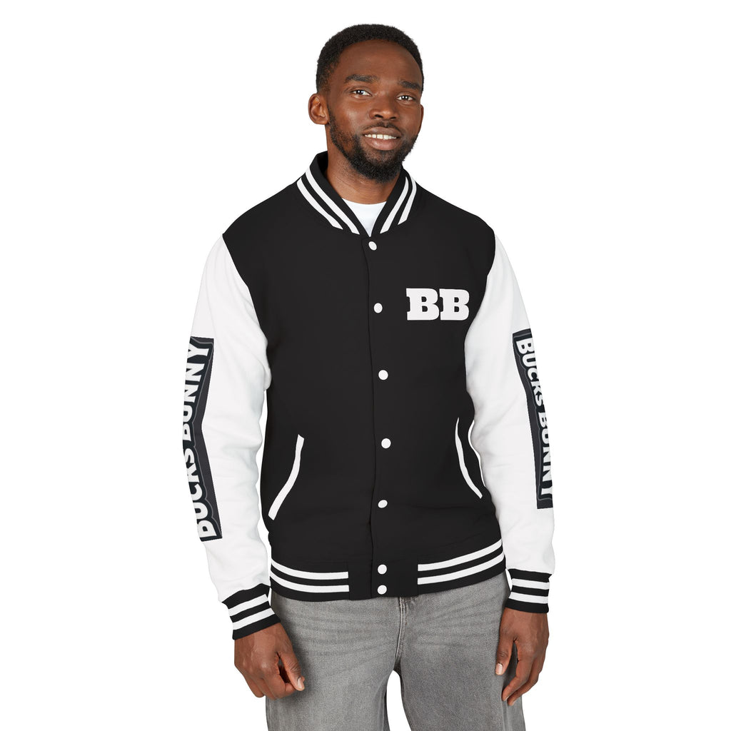 Bucks Bunny Letterman Jacket — Varsity Rabbit Logo Bomber
