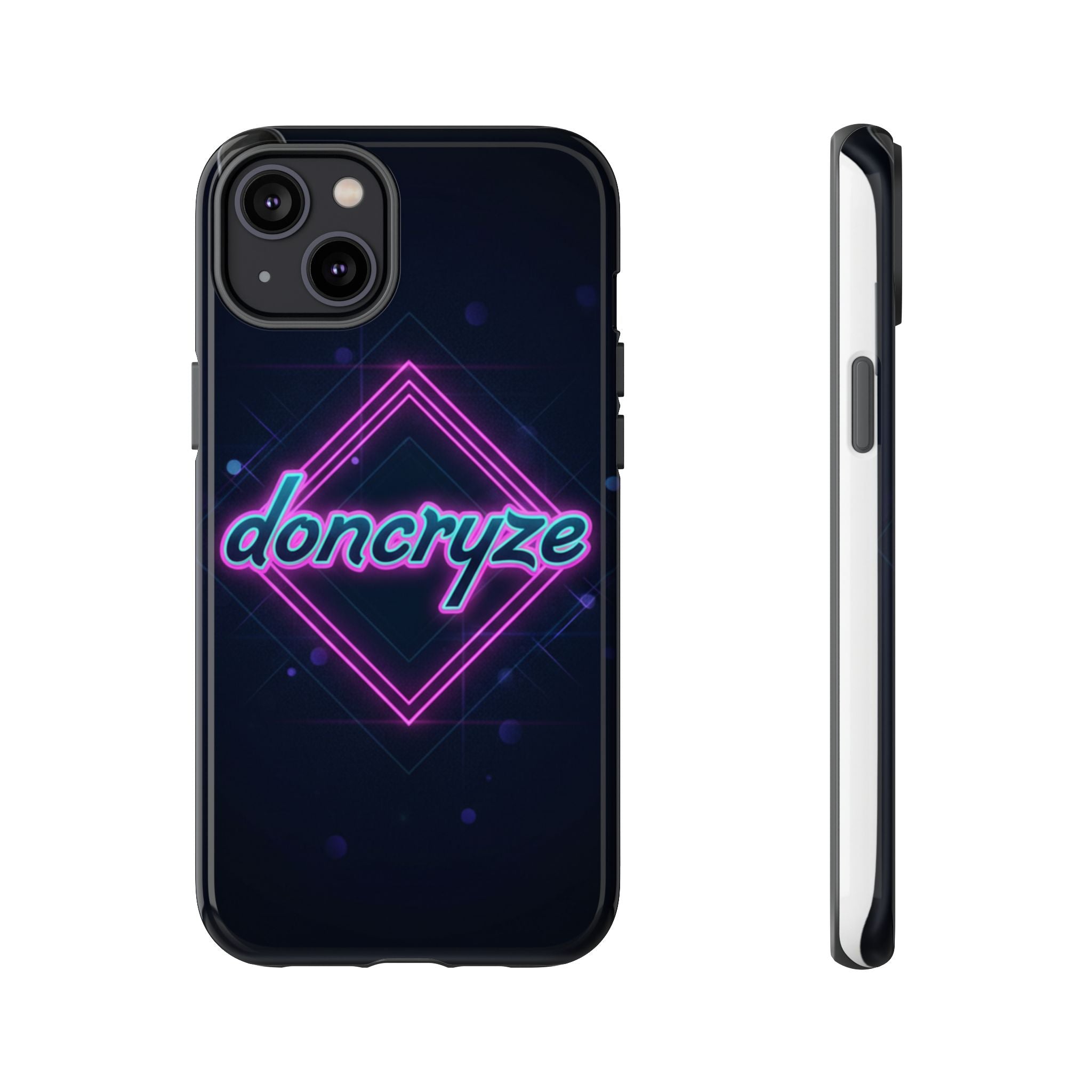 DonCryze Neon Diamond Robuste Handyhülle