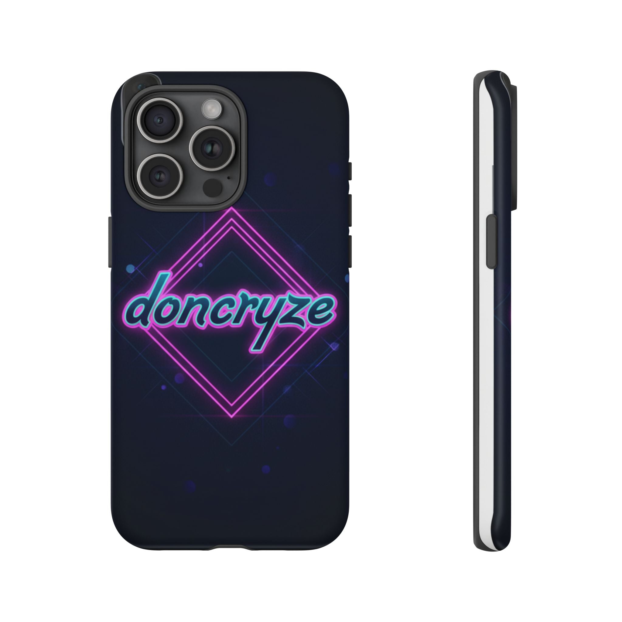 DonCryze Neon Diamond Robuste Handyhülle