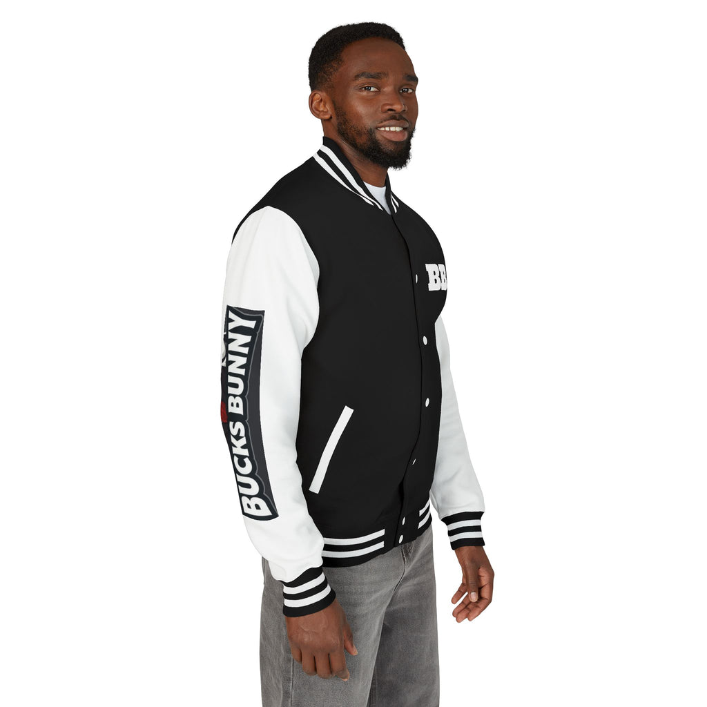 Bucks Bunny Letterman Jacket — Varsity Rabbit Logo Bomber