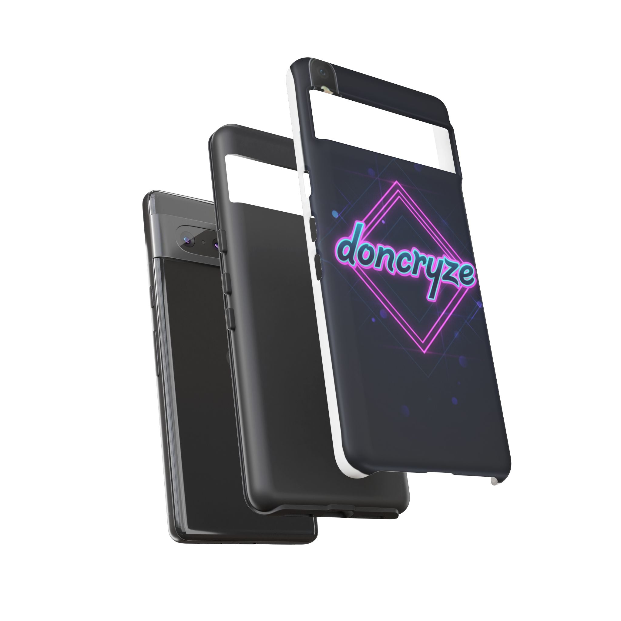 DonCryze Neon Diamond Robuste Handyhülle