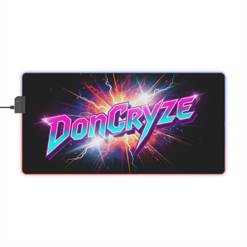 DonCryze LED Gaming Mouse Pad — RGB Extended Desk Mat for Gamers
